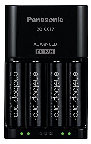 Panasonic-eneloop-Advanced-Individual-Battery-Charger-with-4-LED-Charge-Indicator-Lights