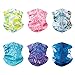 Toes Home 6PCS Outdoor Magic Headband Elastic Seamless Bandana Scarf UV Resistence Sport Headwear Boho Series for Yoga Hiking Riding Motorcycling