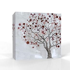 Wall26-Canvas Wall Art-Abstract Black and White Tree-Giclee Painting Wall Bedroom Living House Decoration Home Art - 12x12 inches