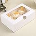 Chilly Cupcake Boxes, Rectangular, 3.62