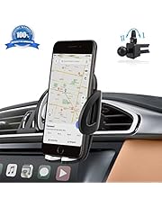 Supporto Auto Smartphone 360 Gradi di Rotazione IZUKU [Garanzia a Vita] Porta Cellulare Auto per telefoni iPhoneX/8/7/6, Samsung S9/8/7,Xiaomi,Huawei Honor e GPS Dispositivi di Larghezza 5,3cm-9,5cm