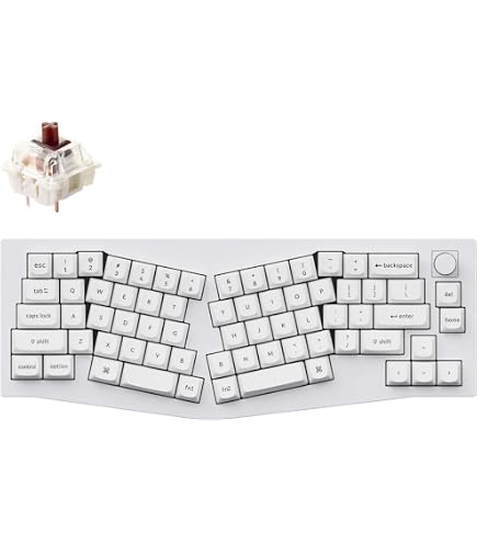 【未使用品】 Keychron Q8　ホワイト Amazon.com: Keychron Q8 Wired Custom Mechanical Keyboard, 65