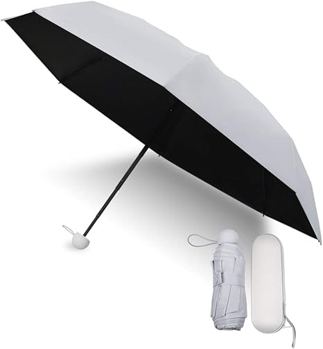 Amazon Co Jp 折り畳み傘 軽量 メンズ レディース キッズ 子供 手動開閉 8本傘骨 完全遮光 Uvカット率99 9 108cm 折りたたみ傘 プレゼント 晴雨兼用 男女兼用 収納ポーチ付き ギフトボックス ライトグレー ホーム キッチン