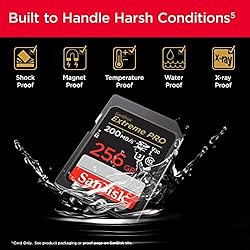 SanDisk 256GB Extreme PRO SDXC UHS-I Memory Card