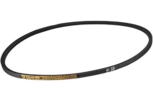 uxcell K-32 V Belt Machine Transmission Rubber, Black Replacement Drive Belt 32 inch Pitch Girth 8mm Width 6mm Height JIS Sta