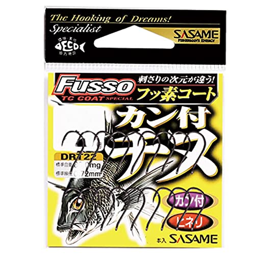 ささめ針 DRT22 カン付チヌ TCフッ素コート 7号の商品画像