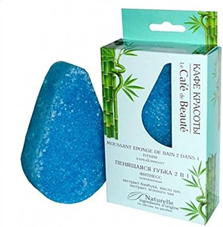 Le Cafe De Beaute Natural 2-in-1 Refreshing Natural Massage Sponge Fitness