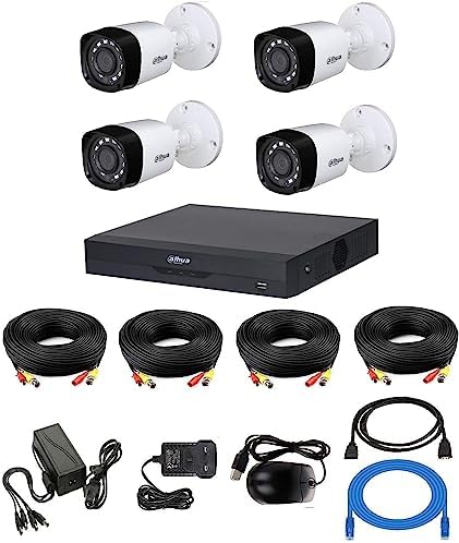 Dahua Technologies 8MP 4K HD Camera 4 Channel CCTV Security System Kit ...