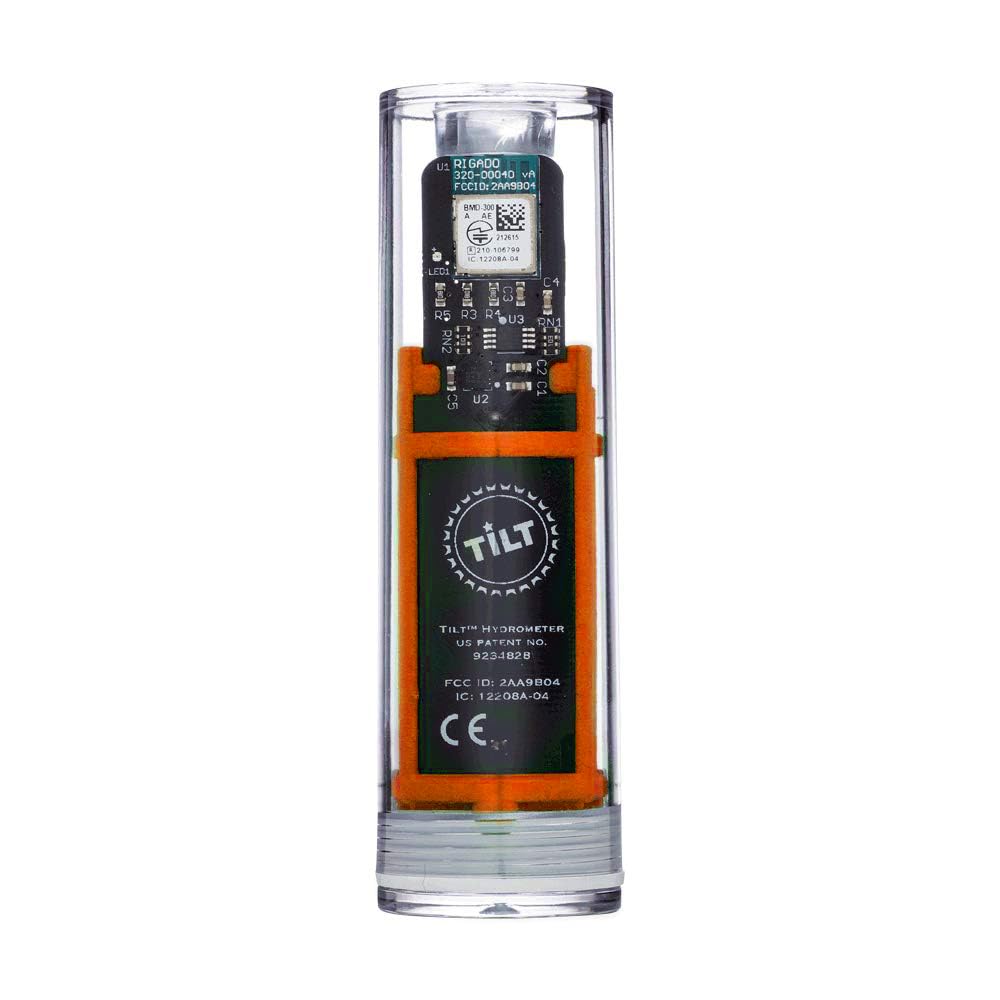Tilt Wireless Orange Hydrometer and
