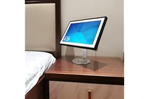 ATOPHK Ech_ooo Show 15 Stand - 360° Swivel & 50° Tilt Aluminum Base, Non-Slip Silicone Pad, Lifetime Durable Design, Only Made for Echo Show 15 Silver 025-02