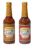 The Pepper Plant Hot Pepper Sauce 2 Bottle Combo Pack: Original California Style & Habaneros
