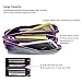 Befen Women’s Leather RFID Zip Around Large Smartphone Crossbody Wallet (Purple)