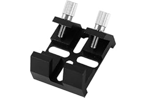 Dovetail Slots Finder Scope Base for Telescopes Connects to Astronomical Accessories Like Guide Mirrors