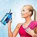 2.2L Half Gallon and 1.3L 550ml Big Capacity Large Water Bottle Water Jug Container BPA Free Plastic with Carrying Loop Leakproof Water Bottle for Fitness Camping Training Bicycle Gym Outdoor Sports