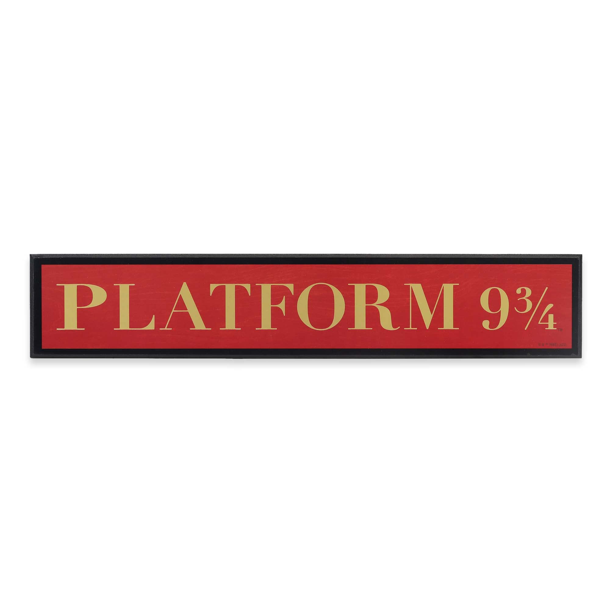 Photo 1 of Harry Potter Platform 9 3/4 Wood Wall Decor - Fun Harry Potter Sign for Bedroom or Movie Room