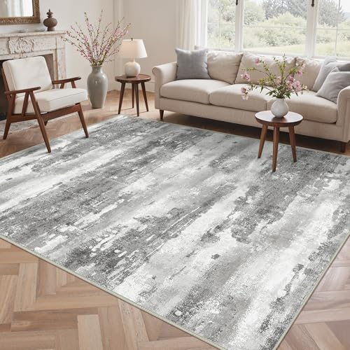 BEIMO Moderner Groß Wohnzimmer Teppich, Waschbar & rutschfest, 200x290 cm