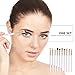 Docolor Eye Makeup Brushes Set,10Pcs Professional Eye Makeup Brushes For Eyeshadow Concealer Eyebrow Eyeliner Brow Blending Brushes Tool