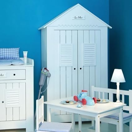 Lounge Zone 2 Door Kids Wardrobe Wardrobe Wardrobe La Mer Maritmes