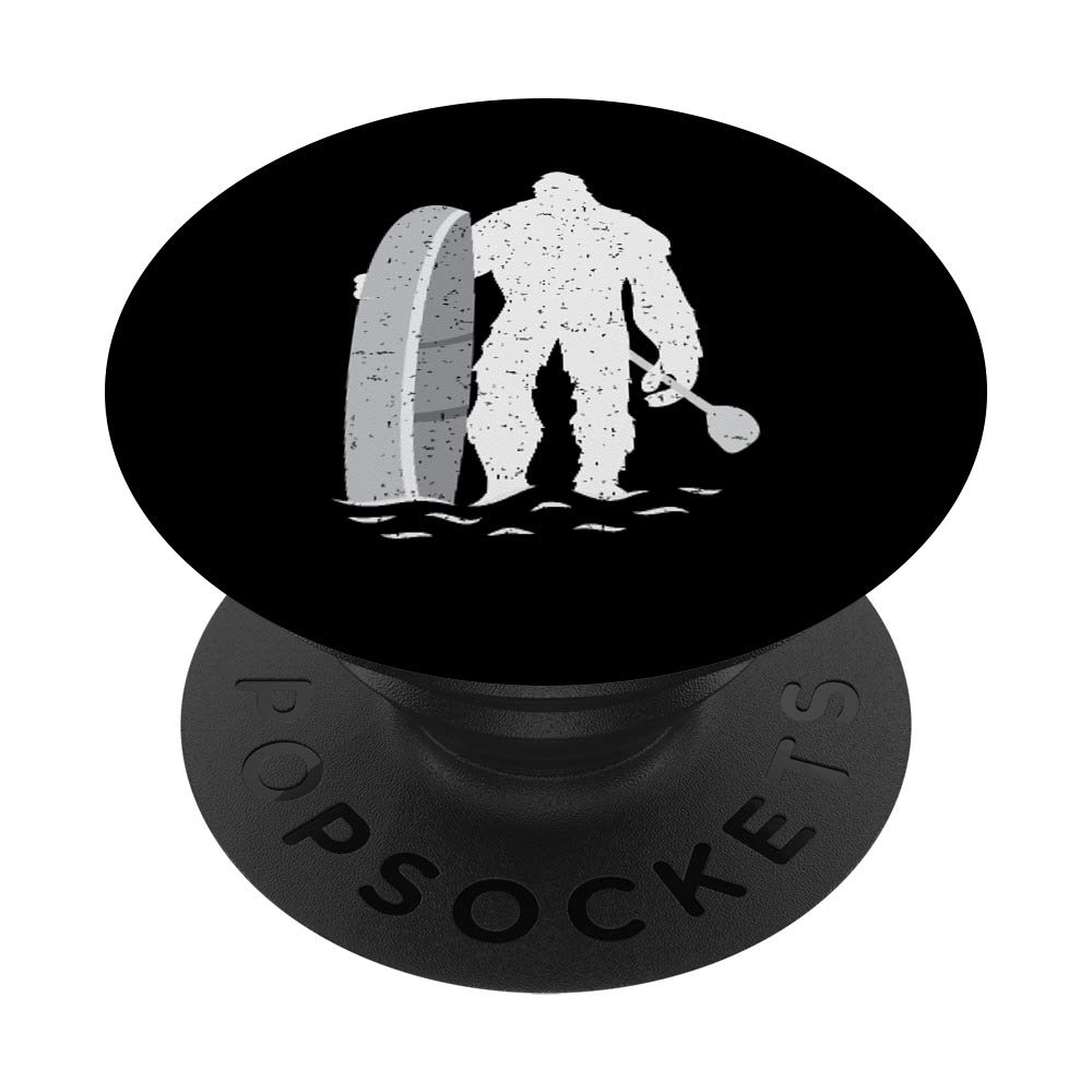 Novelty Summer Camp Bigfoot Canoe Kayaking PopSockets Swappable PopGrip