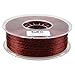 ZIRO Glitter PLA Filament 1.75mm, 3D Printer Filament Shiny Sparkle pla with Glitter, Twinkle Series 1.75 1kg/2.2lbs, Dimensional Accuracy +/- 0.05mm, Fit Most FDM 3D Printers, Twinkling Red