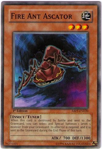 Yu-Gi-Oh! - Fire Ant Ascator (ABPF-EN020) - Absolute Powerforce - Unlimited Edition - Common