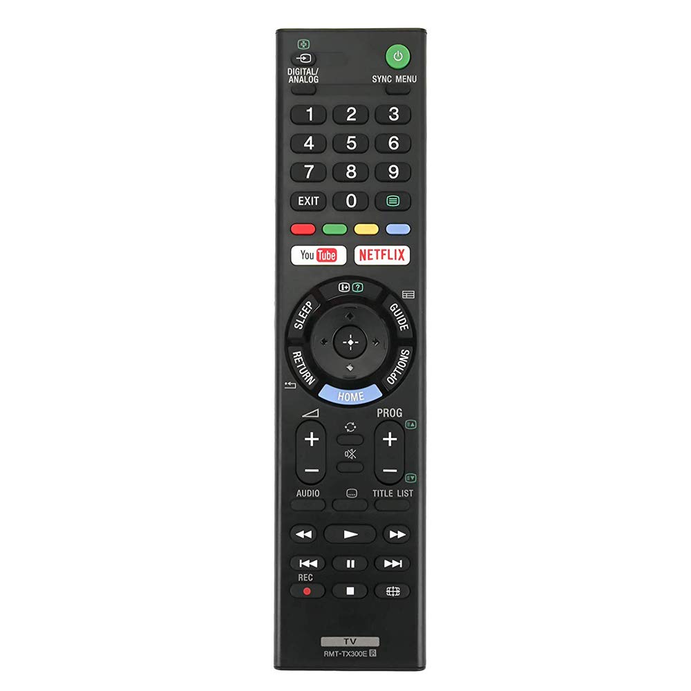 Replacement Sony Remote control RMT-TX300E for Sony Bravia LED LCD TV - No Setup Needed Smart LED LCD TV, Universal Replacement Remote Control for SONY RMT-TX300E with Netflix/YouTube Buttons