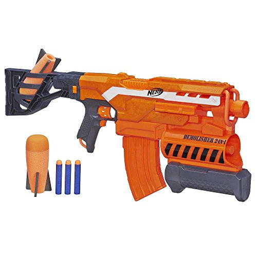 NERF N-Strike Elite Demolisher 2-in-1 Blaster Collectible Toy Gun