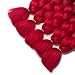 Lady Corner Ombre Braiding Hair 24inch Jumbo Braids High Temperature Fiber Synthetic Hair Extension 5pcs/Lot 100g/pc for Twist Braiding Hair (Black-Red)