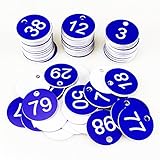 Melleco 100pcs Plastic 35mm Round Shape Session ID