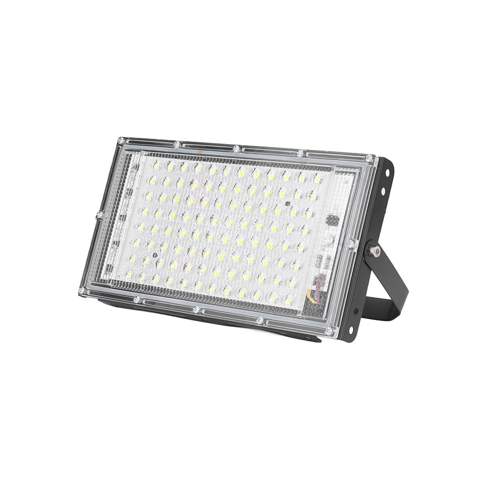 Joyzan 100W LED Flood Light, IP66 Waterproof Spotlight Super Bright 10000 Luminous 120° Beam Angle Floodlight White Lighting Lamp Outdoor Lawn Decorative Security Garage Patio Backyard Front Door