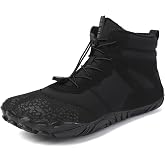 Dinint Barefoot Shoes Men Women Wide Toe Box Winter Minimalist Trail Runner Padded Warm Casual Hiking Cotton Boots Sneakers