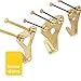 HomeDone Picture Hangers 59-Piece - Heavy Duty, Frame Hanging, Holds 5-100 lbs, Golden