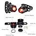 Night Eyes LED Bike Taillight Bicycle Rear Light-Aircraft Grade Aluminum Bicycle Taillight with Battery included-Easy Install without Tool 2PACK