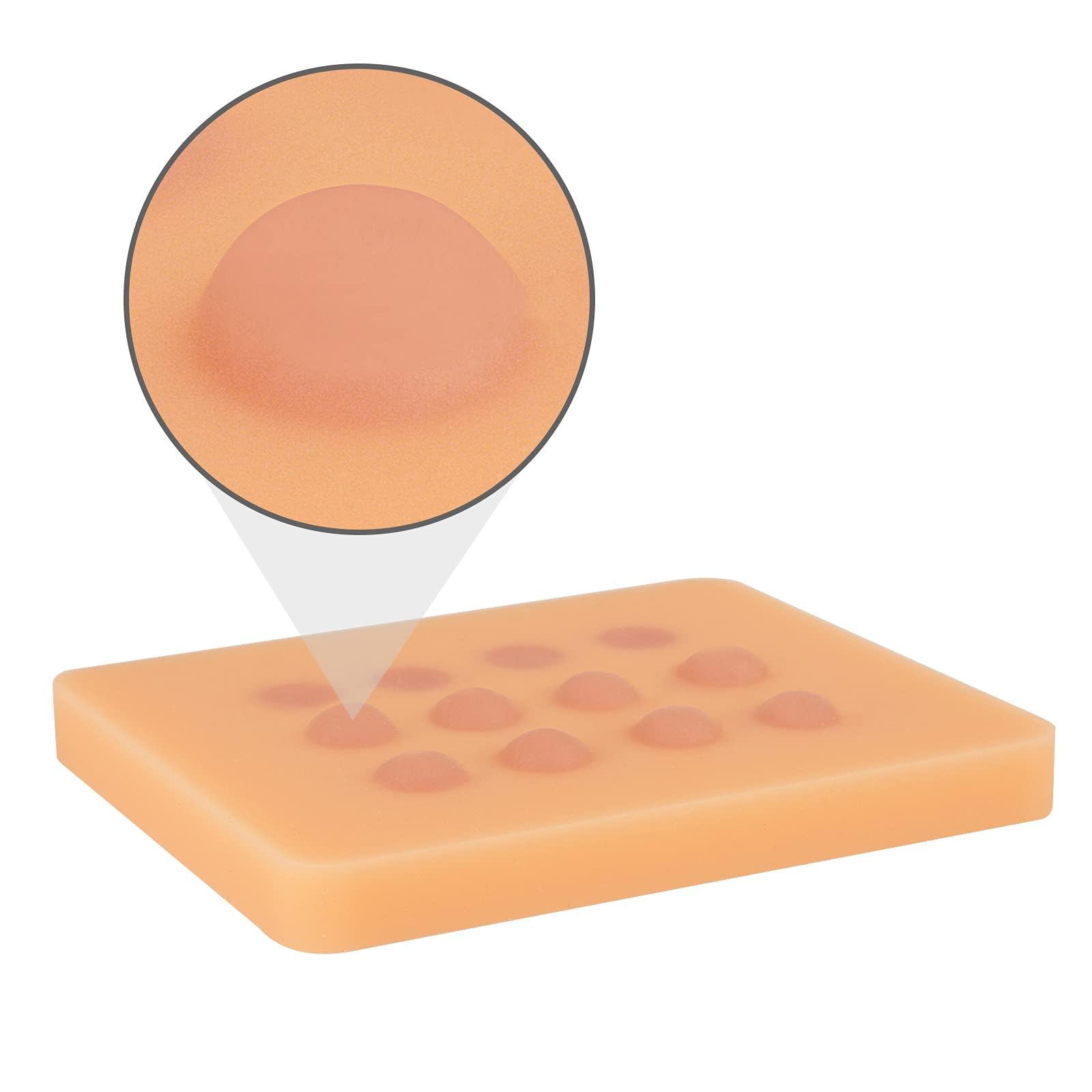 Ultrassist Intradermal Injection Training Pad for Nurse, Injection Training Pad for Medical Student, Artificial Skin-Like Practice Pad (Training Use Only)