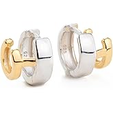 SHASHI Women's Double Katerina Two Tone Earrings