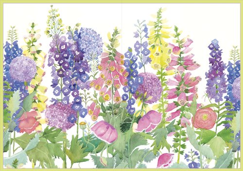 Caspari Entertaining in The Garden Assorted Blank Notecards, Box of 8