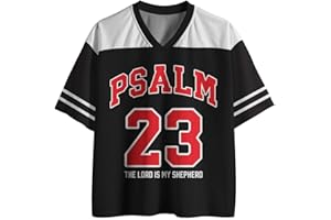 Graphic Tees Summer Novelty Women Men Oversized Psalm Jesus Element Christian Jersey