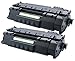 INK4WORK Compatible Toner Cartridge Replacement for HP CE505A 05A Laserjet P2035 P2035n P2055d P2055dn P2055X (Black, 2-Pack)