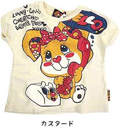 Amazon チェリッチュ クレイジーゴーゴー チェリッチュｔ カスタード5 110 115 Tシャツ カットソー 通販