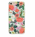 Rifle Paper Co iPhone 7 Hard Case Mint Floral Everyday Protective Cover