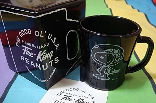 Amazon Co Jp デッド ファイヤーキングsnoopyアストロノーツブラックｄハンドルマグスヌーピージャパン限定ピーナッツ ホビー 通販