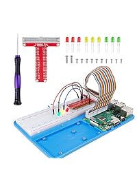 Arduino Raspberry Pi titular Breadboard   SunFounder Rab 5 en 1 placa base caso para Arduino UNO R3 Mega 2560, RPI 3B 2B B + 400 puntos 800 Breadboard Circuit Board