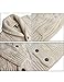 CALI HOLI Mens Cable Knit Shawl Collar Cardigan Style Sweater Beige