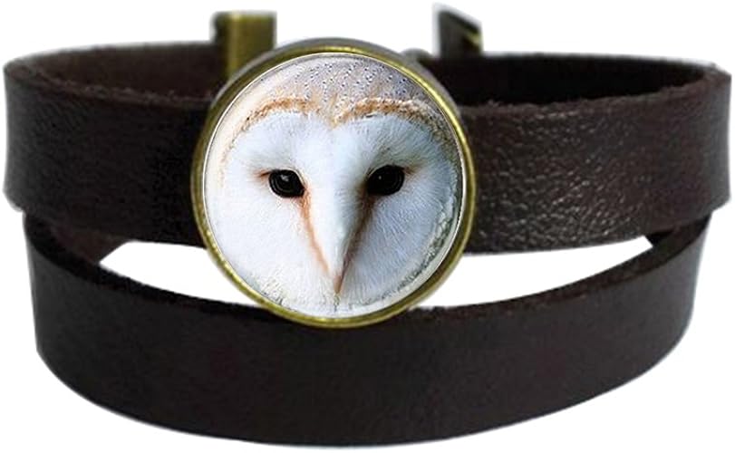 Amazon Com Jeancz Multilayer Leather Band Bracelet Animal Barn