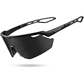 Lamicall 24g Polarized Sports Sunglasses for Men Women - UV400 Protection Sun Glasses Gifts for Running Cycling Baseball