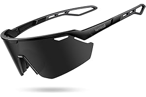 Lamicall 24g Polarized Sports Sunglasses for Men Women - UV400 Protection Sun Glasses for Running Cycling Baseball Fishing