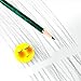 BUSHIBU 36Pcs Yellow Color Round Emoji Face Erasers(Random delivery combination expression)