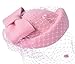 Pillbox Hat Veil Fascinator Party Wedding Retro Top Hat for Women