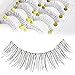 AHIER 50 Pairs Natural Look Taiwan Handmade Fake False Eyelashes Eye Lashes Classical Eyelashes