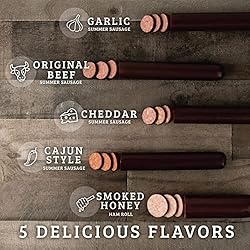Deli Direct Beef Summer Sausage, 100% Pure Beef